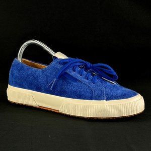 Superga x Highsnobiety Collab Blue Suede Sneakers 40 Shoes Sz Men 6.5 Feels Like